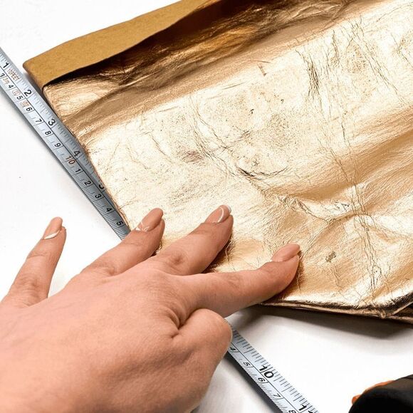 Metallic Gold Sack Bag - Picture 8 of 8